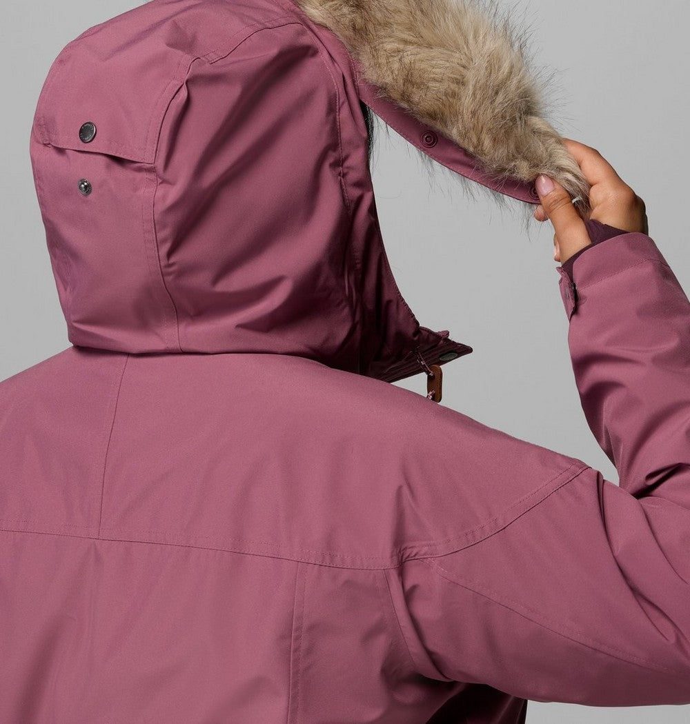 Women's Plus 3-In-1 Hooded Winter Jacket - Green