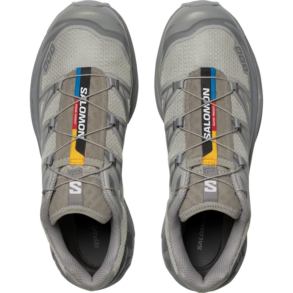 Mesh Trail-Inspired Sneakers - Gray