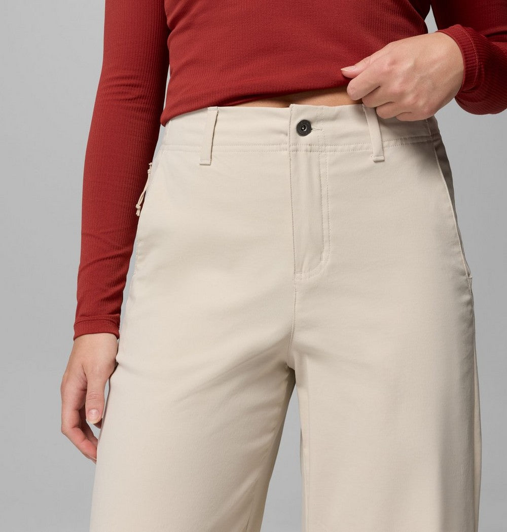 Women's Stretch Wide-Leg Pants - Green