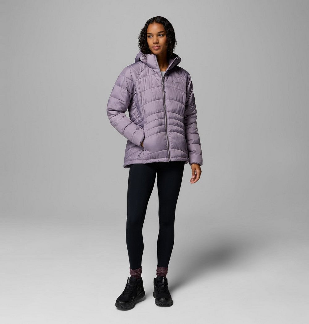 Women's Insulated Hooded Jacket - Wine
