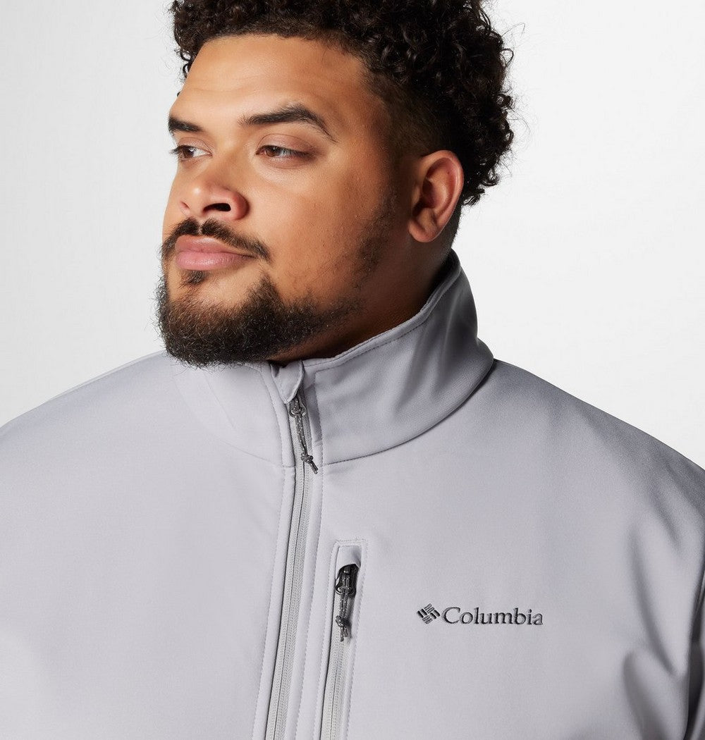 Men's Big Softshell Jacket - Grey
