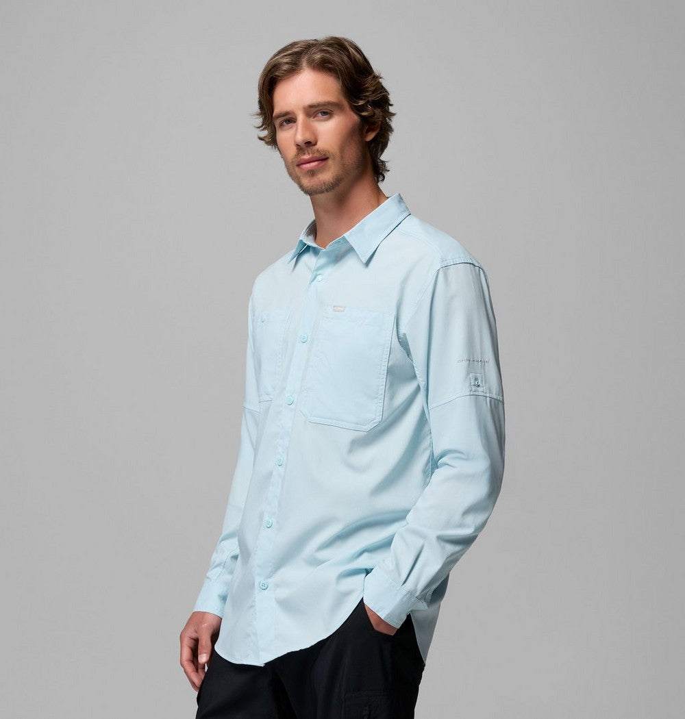 Men's UPF 100 Utility Long Sleeve Shirt - Gray