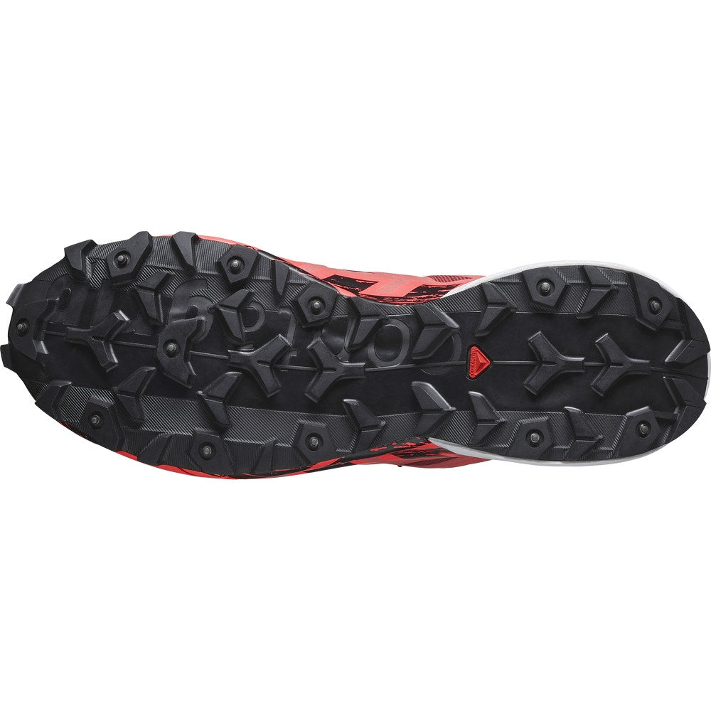 Waterproof Spiked Trail Running Shoes - Black