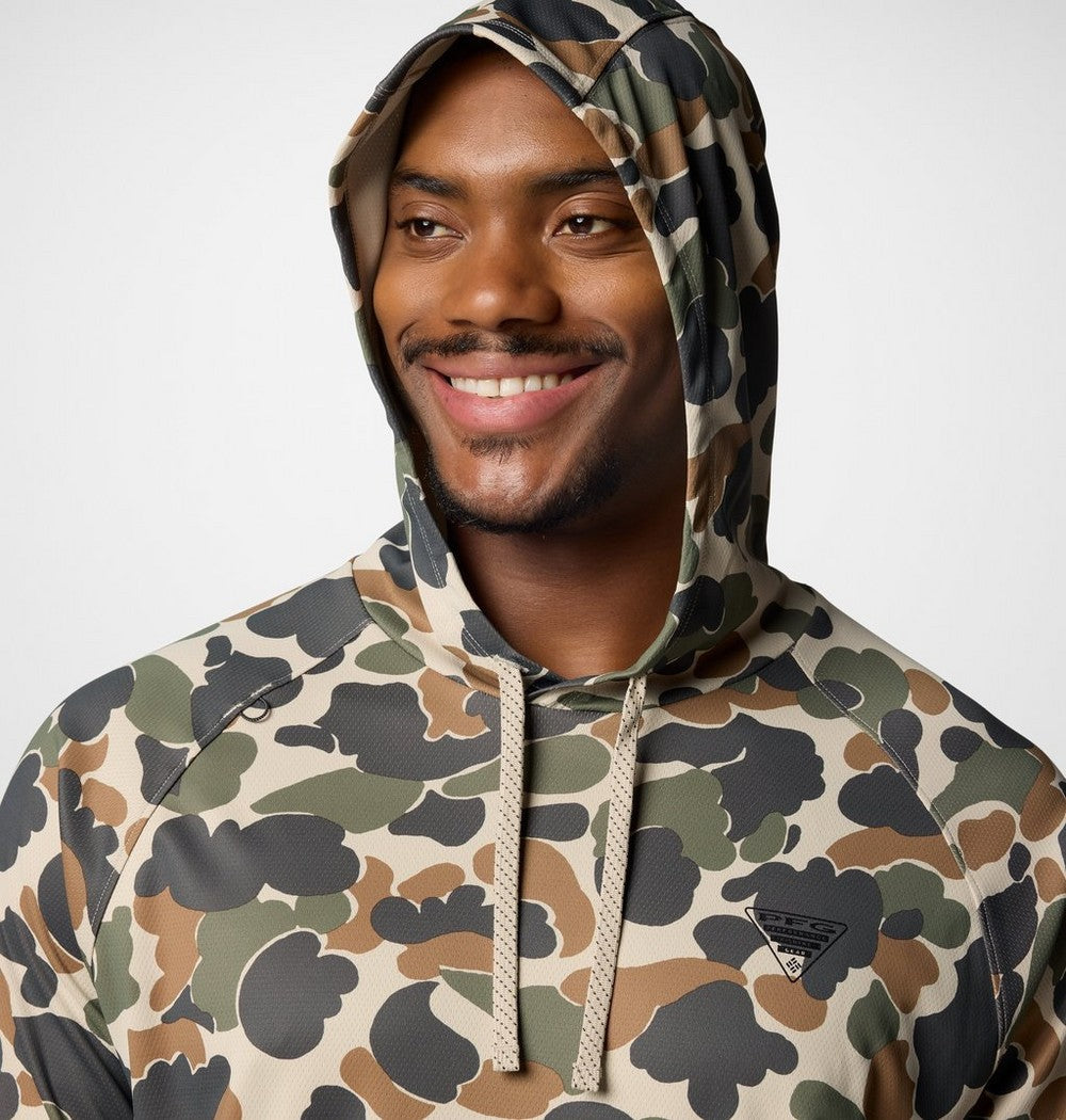 Men's UPF 40 Fishing Hoodie - Gray