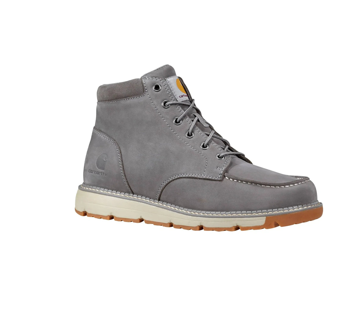 Moc Toe Wedge Work Boot - Gray