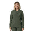 Women's Lightweight Stretch Scrub Jacket - Olive
