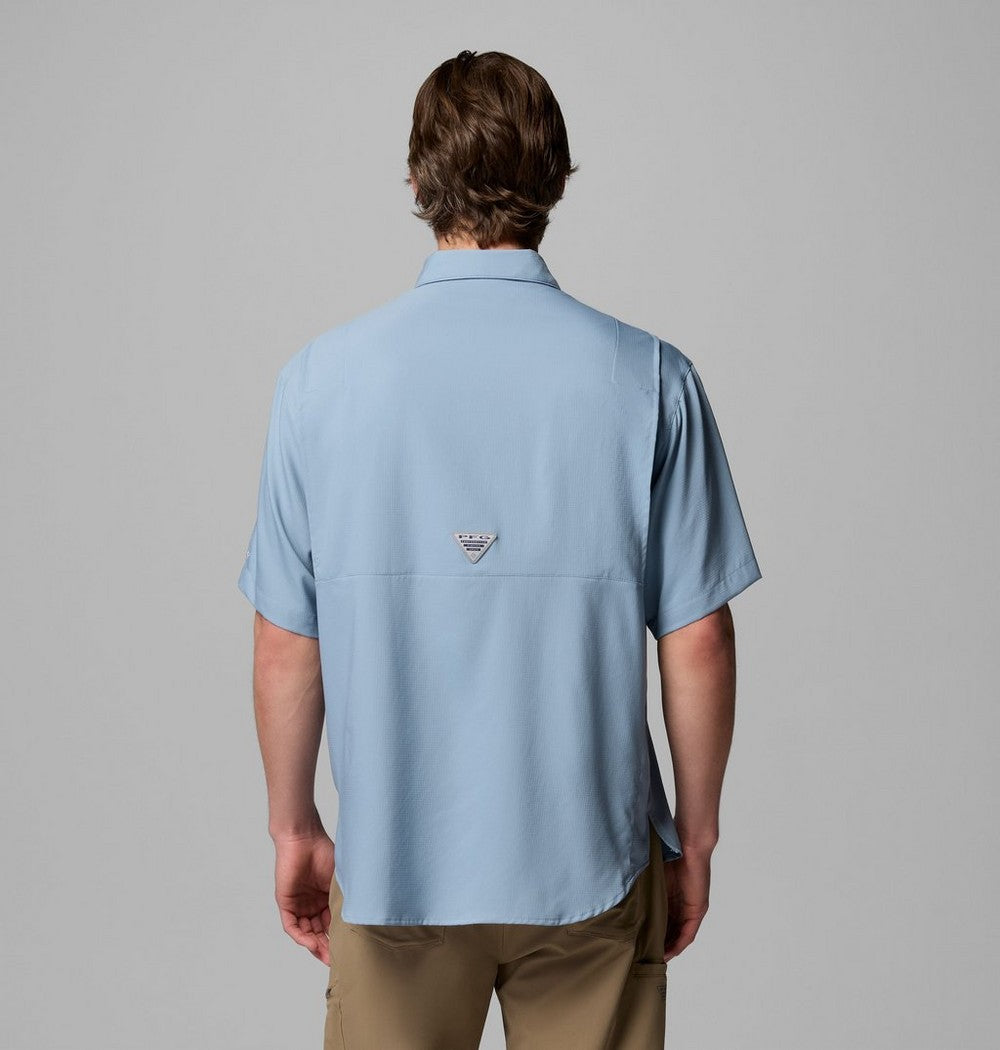 Men's Short-Sleeve Fishing Shirt - Blue