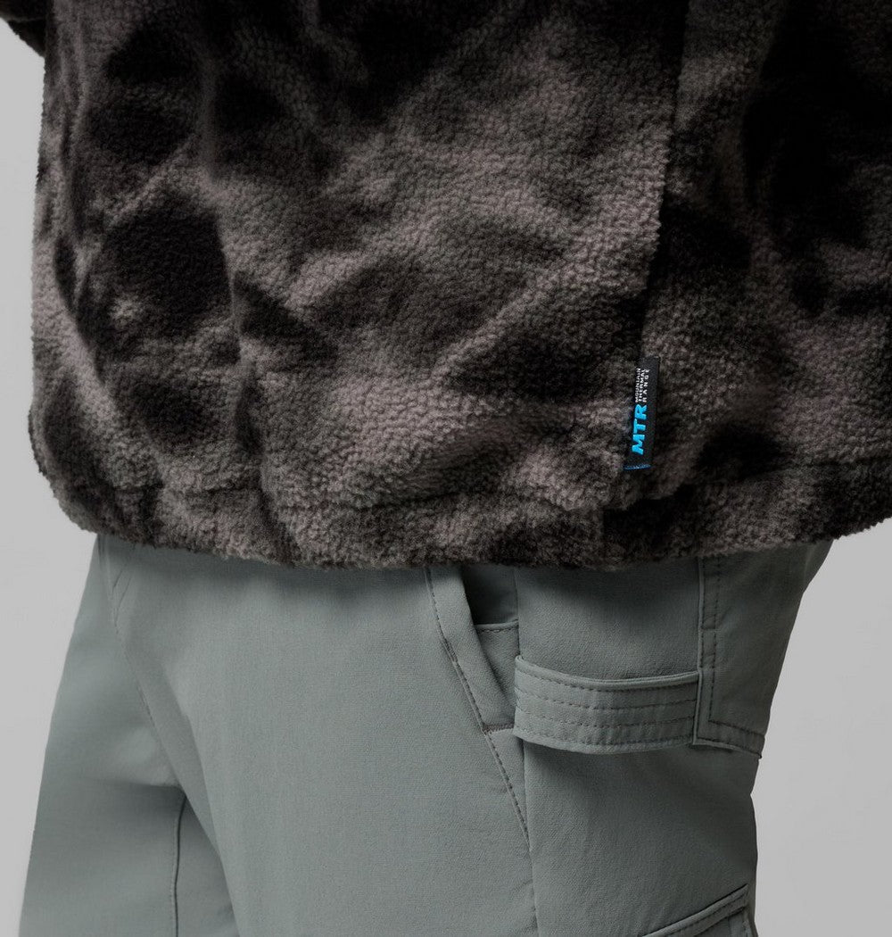 Men's Printed Fleece Half-Zip Pullover - Sage
