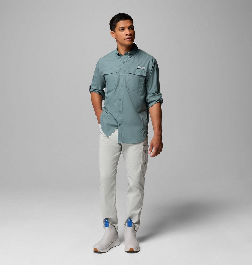 Men's Long Sleeve Fishing Shirt - White