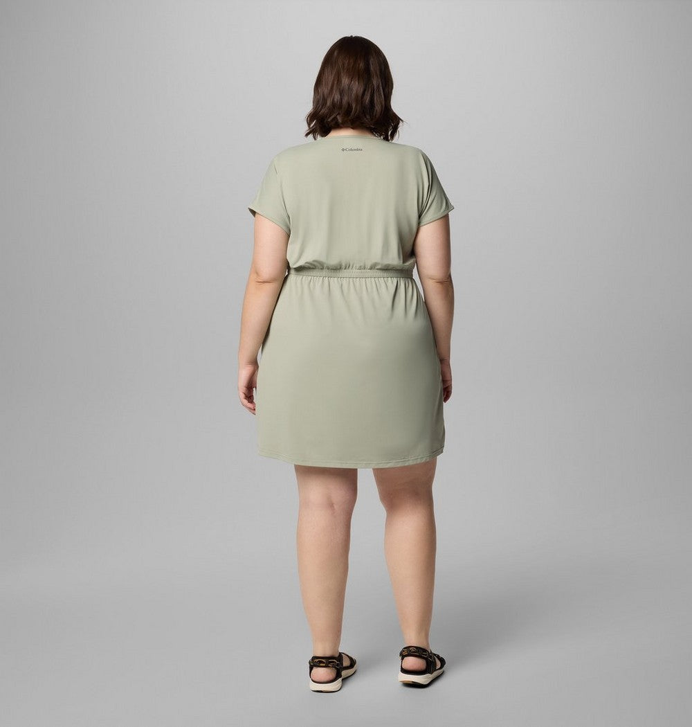 Women's Plus Short Sleeve Sun Dress - Navy
