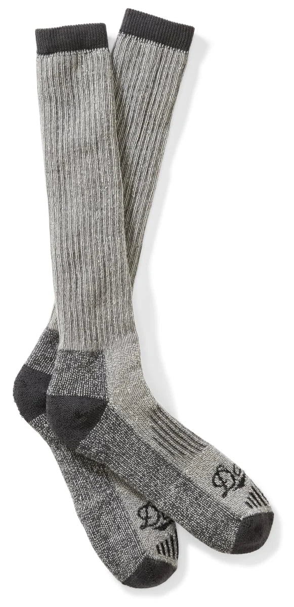 Heavyweight Merino Over-The-Calf Socks - Gray