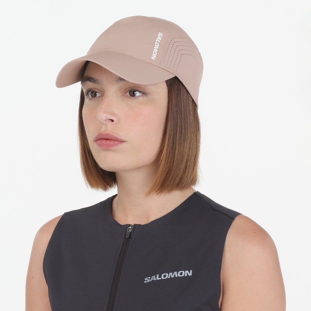 Unisex Ventilated Running Cap - Pink