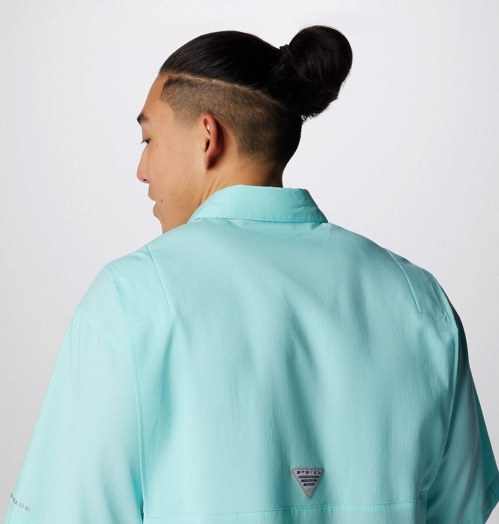 Men's Short-Sleeve Fishing Shirt - Blue