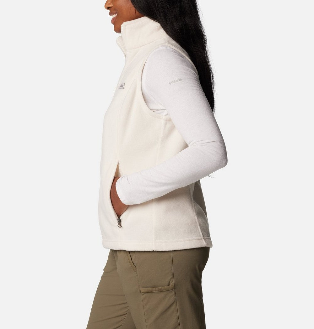 Women's Fleece Vest - Chalk