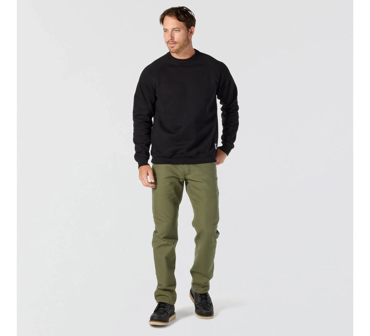 Men's Heavyweight Fleece Crewneck Sweatshirt - Green