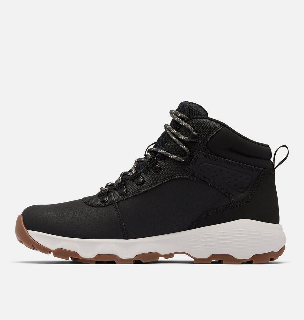 Men's Wide Waterproof Leather Hiking Boot - Black