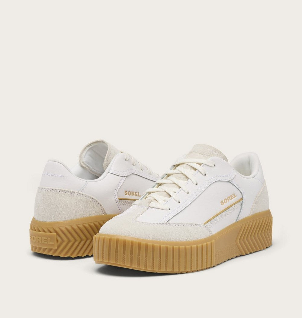 Women's T-Toe Leather Sneaker - Green