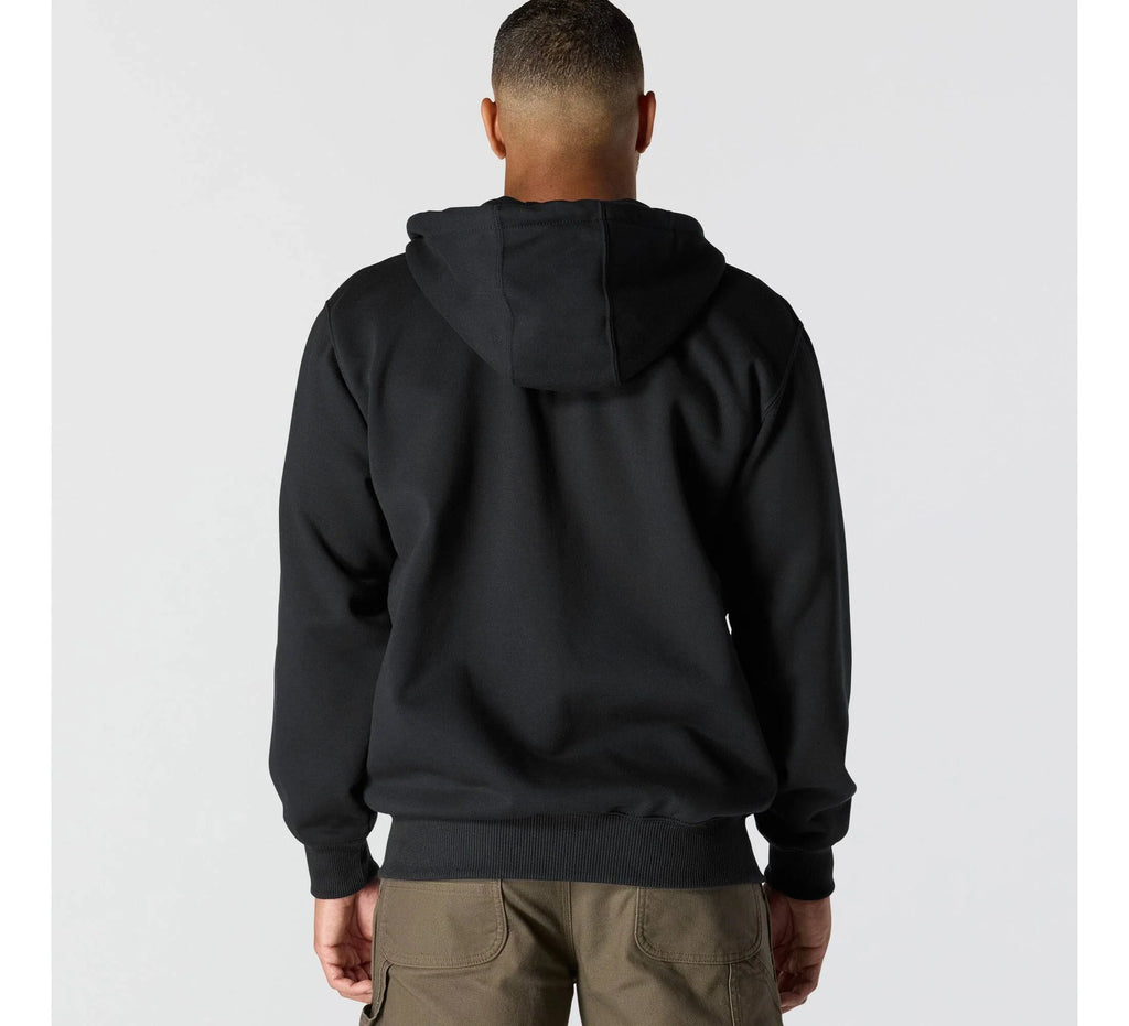 Men's Water-Repellent Full-Zip Hoodie - Black
