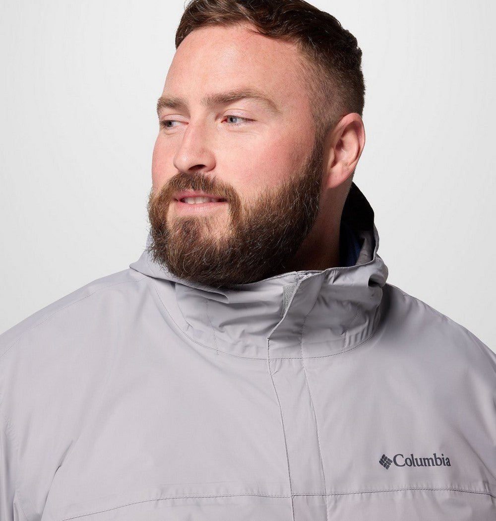 Men's Big Seam-Sealed Rain Jacket - Blue