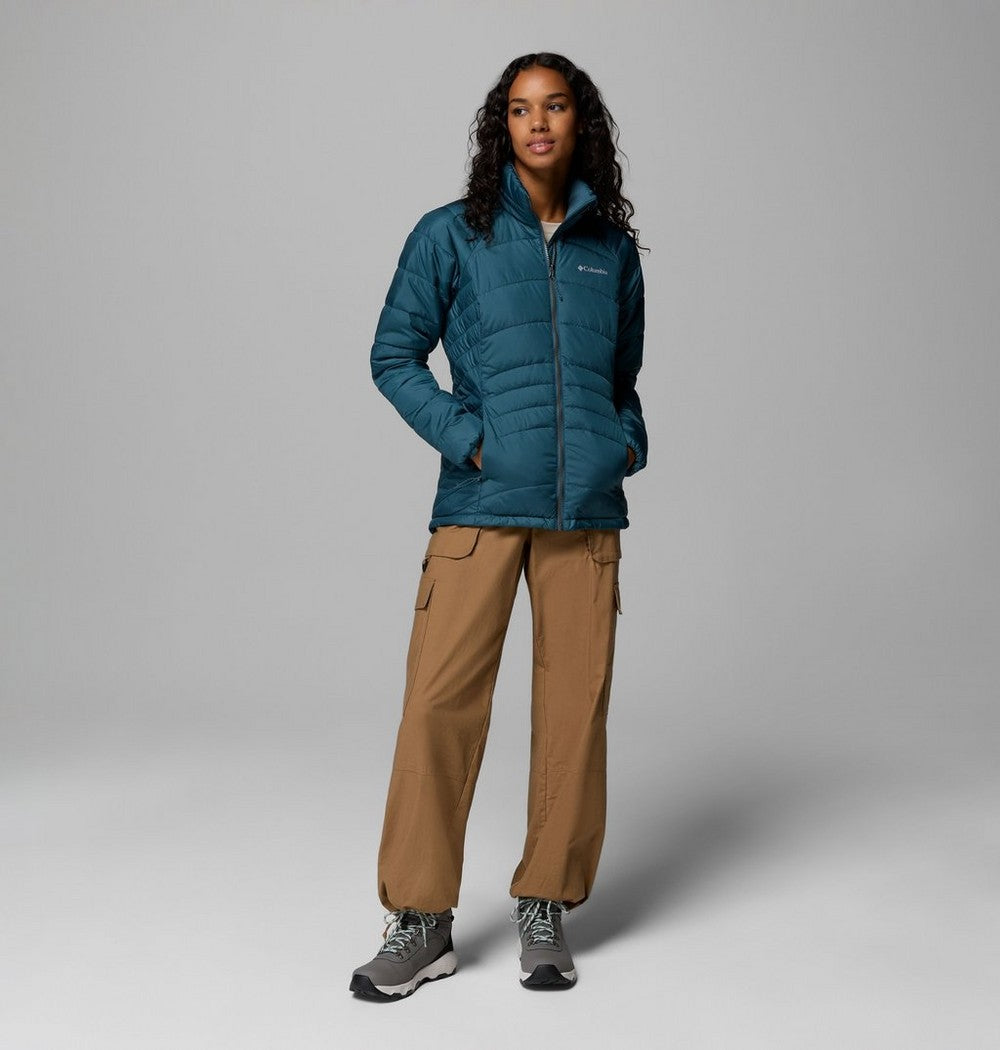Women's Water-Resistant Insulated Jacket - Brown