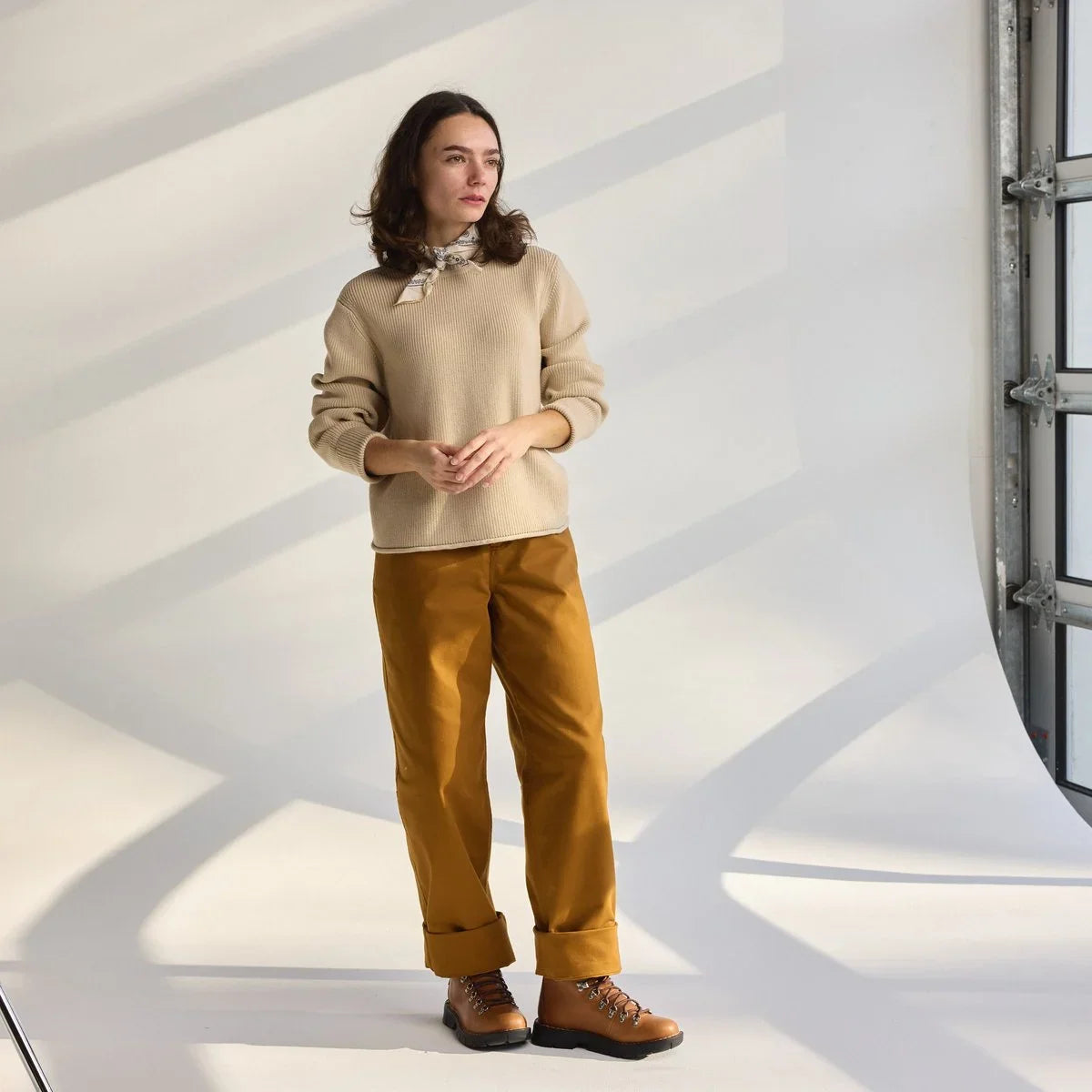 Women's Water-Repellent Wool Cotton Sweater