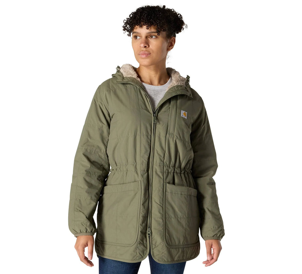 Women's Insulated Hooded Coat - Black