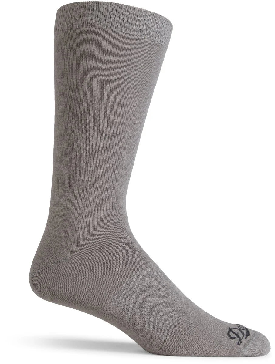 Moisture-Wicking Crew Sock Liners - Light Gray