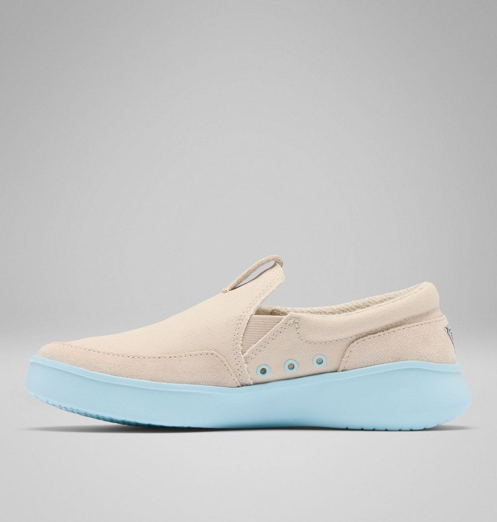 Women's Canvas Deck Shoe - Tan