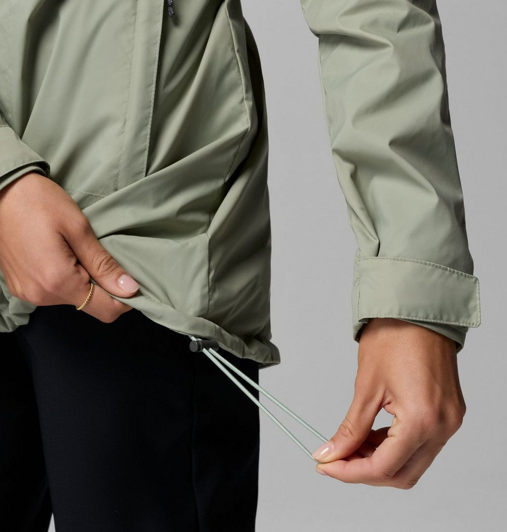Women's Lined Long Rain Jacket - Blue