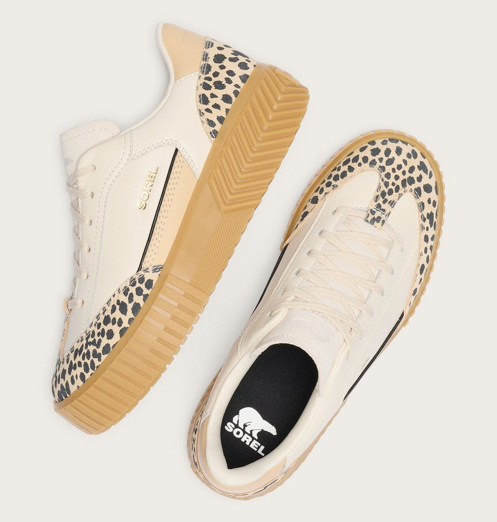 Women's T-Toe Leather Sneaker - Green