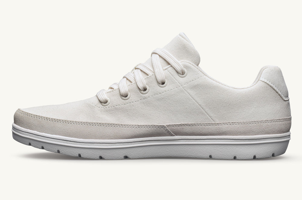 Women's Canvas & Wool Sneaker - Vanilla