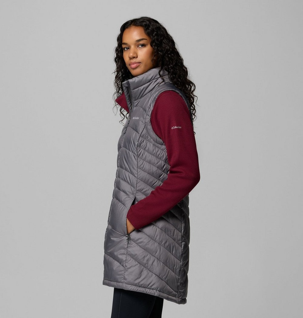 Women's Long Insulated Vest - Sage