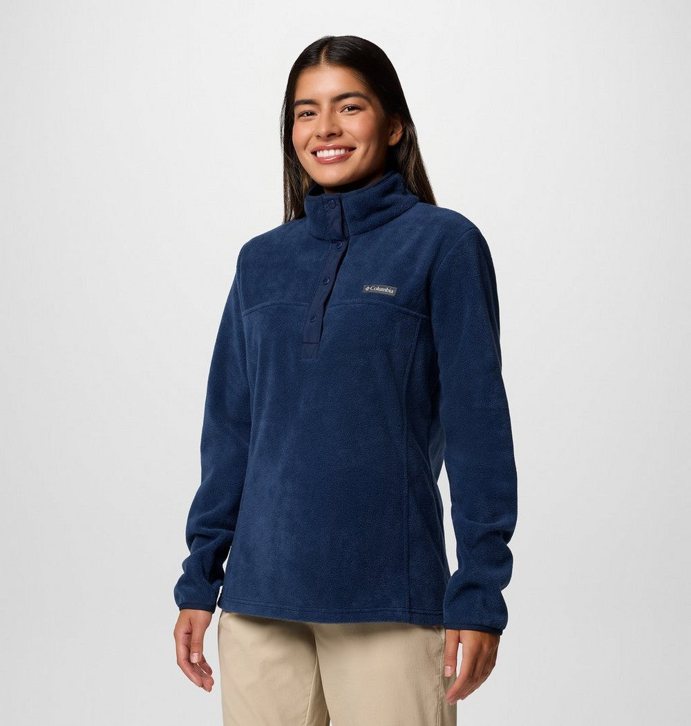 Women's Half-Snap Fleece Pullover - Navy