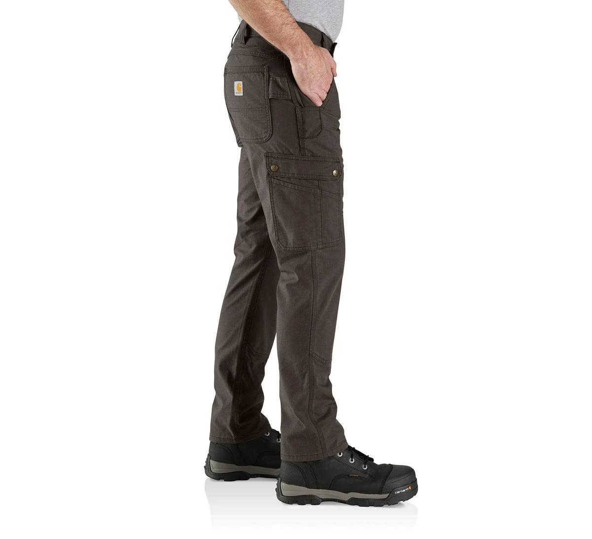 Men's Ripstop Double-Front Cargo Pants - Brown