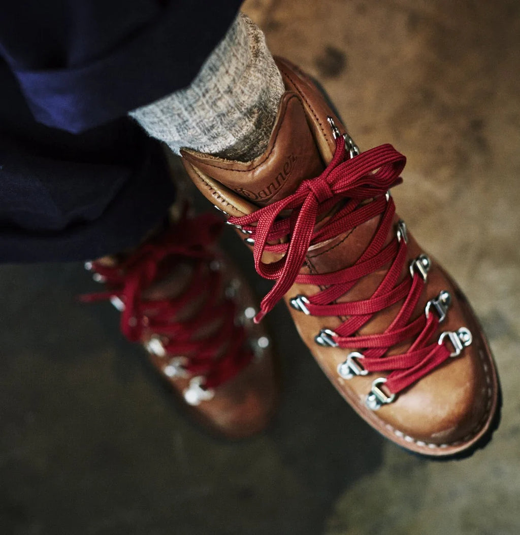 Women's Leather Hiking Boot - Brown