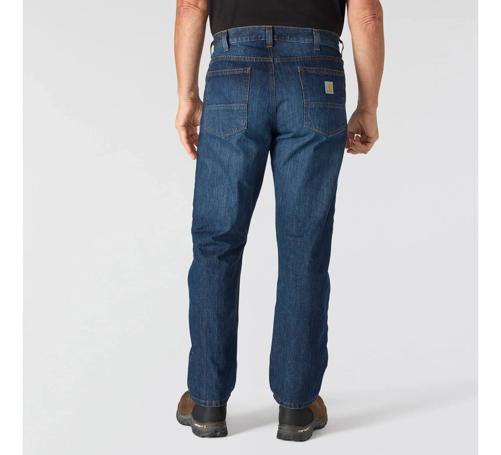 Men's Relaxed Straight Work Jeans - Deep Creek
