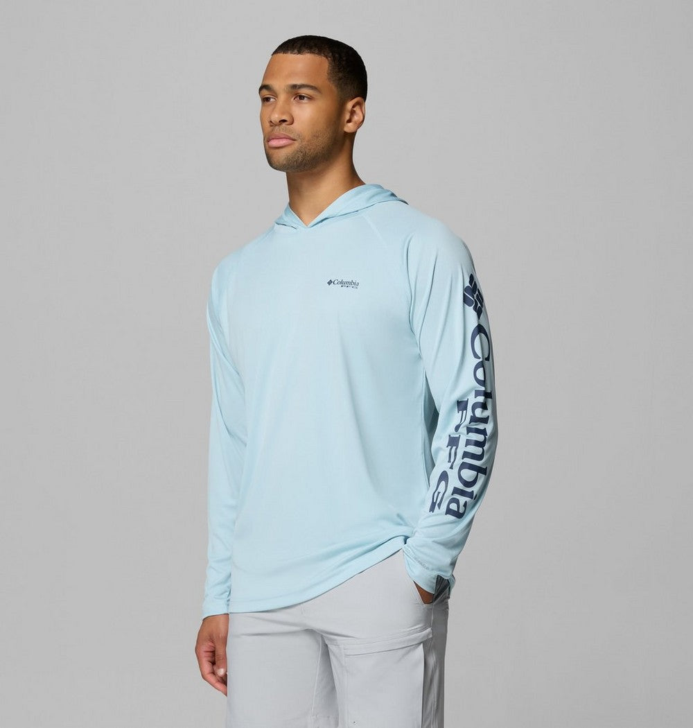 Men's Long-Sleeve Sun Hoodie - Gray
