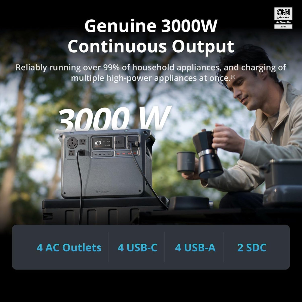 DJI Portable Power Station 2048Wh LFP Battery 3000W - Power 2000