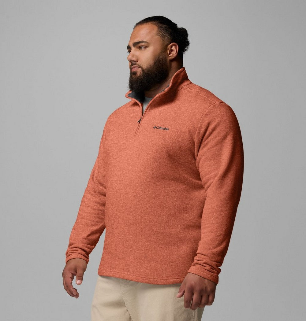 Men's Big Half-Zip Fleece Pullover - Blue