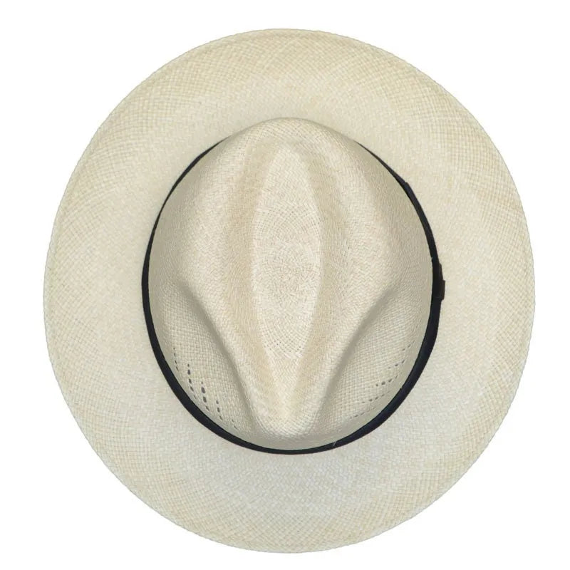 Advanced Original Panama Hat-Natural Straw | Black Band-Handwoven In Ecuador