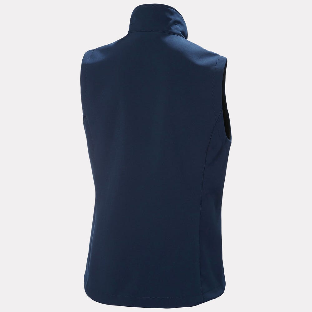 Women's Softshell Work Vest - Gray