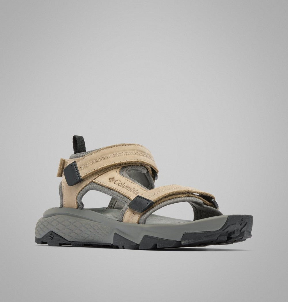 Men's Nubuck Leather Trail Sandal - Black
