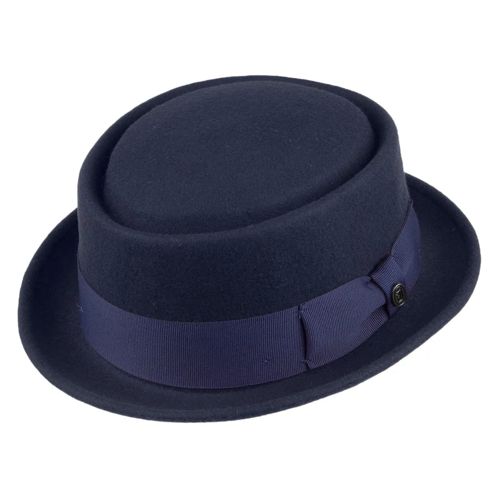 Thread Jaxon & James Crushable Wool Pork Pie Hat - Navy Blue