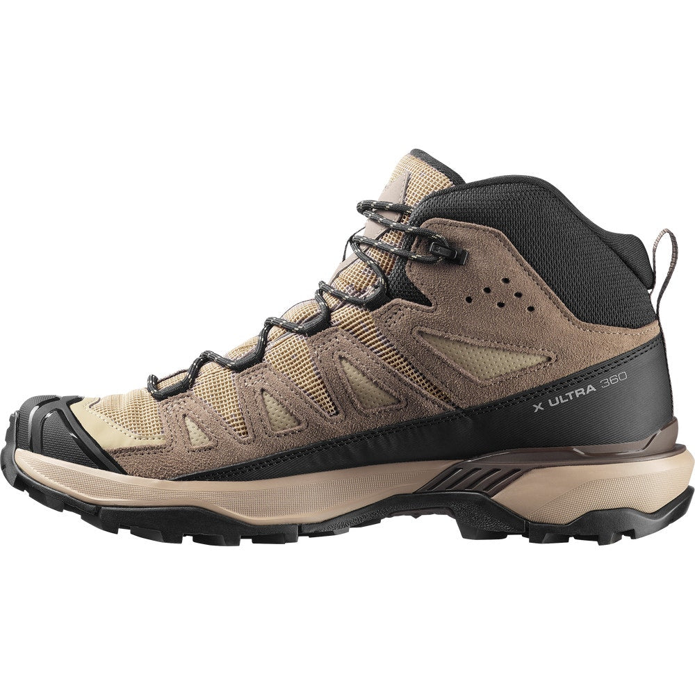 Men's Waterproof Leather Mid Hiking Boots - Tan