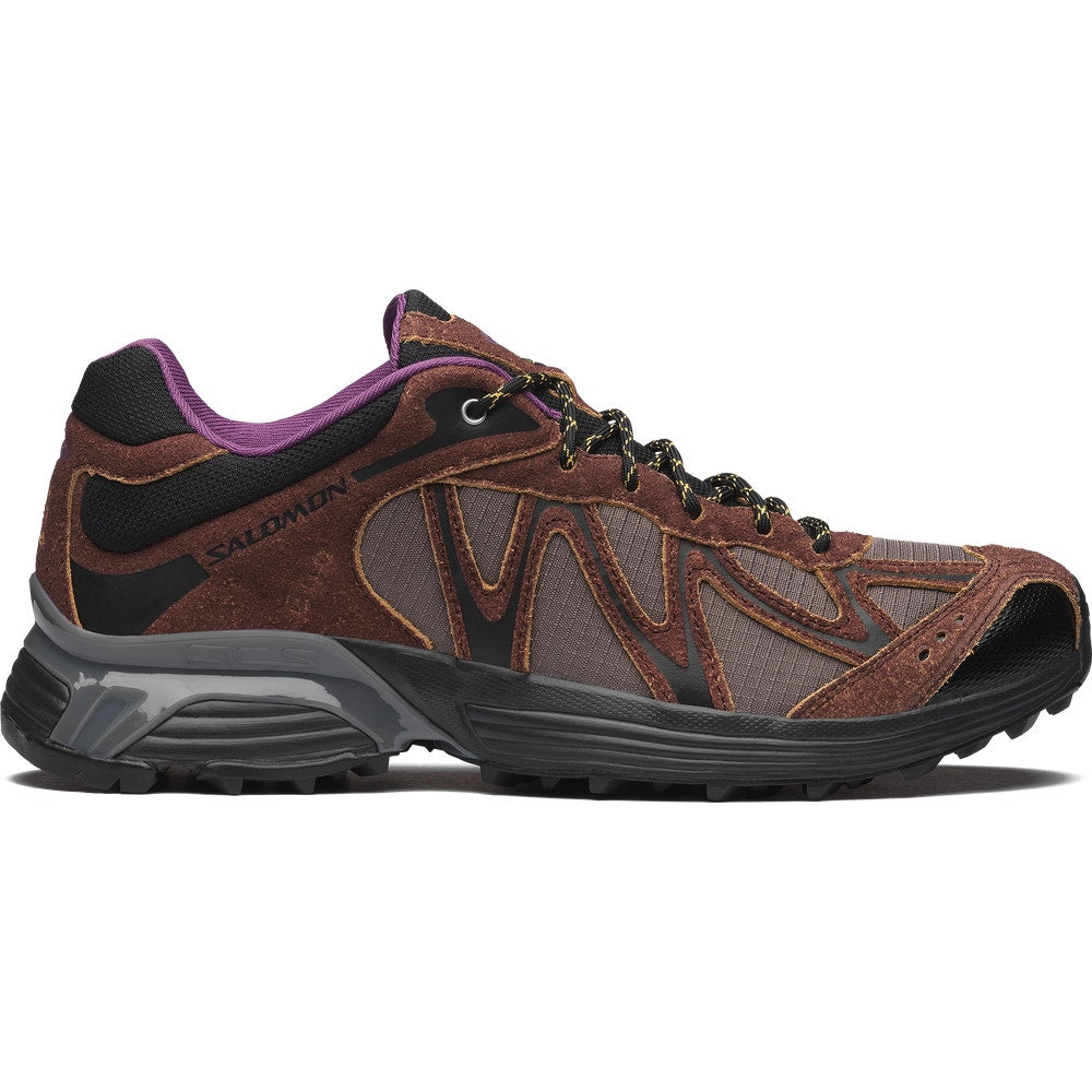 Vintage-Inspired Trail Sneaker - Brown