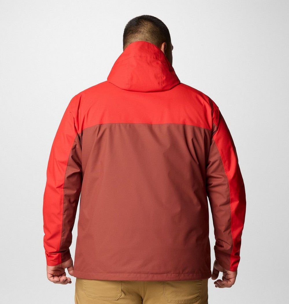 Men's Big Waterproof Rain Jacket - Red