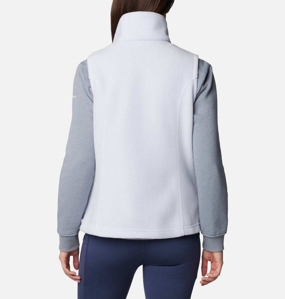 Women's Fleece Vest - Chalk