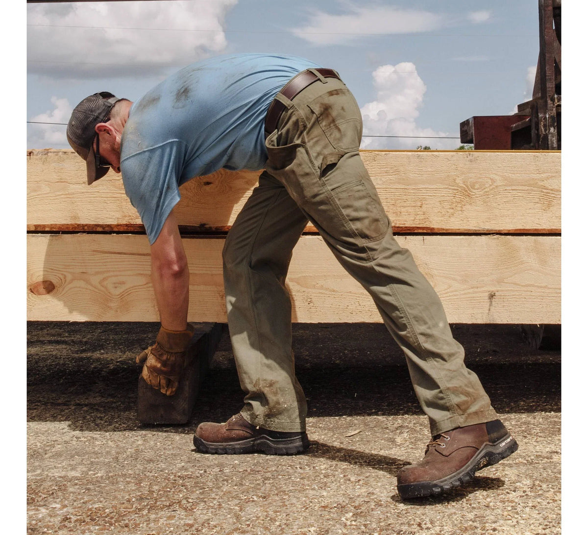 6-Inch Composite Toe Work Boot - Brown