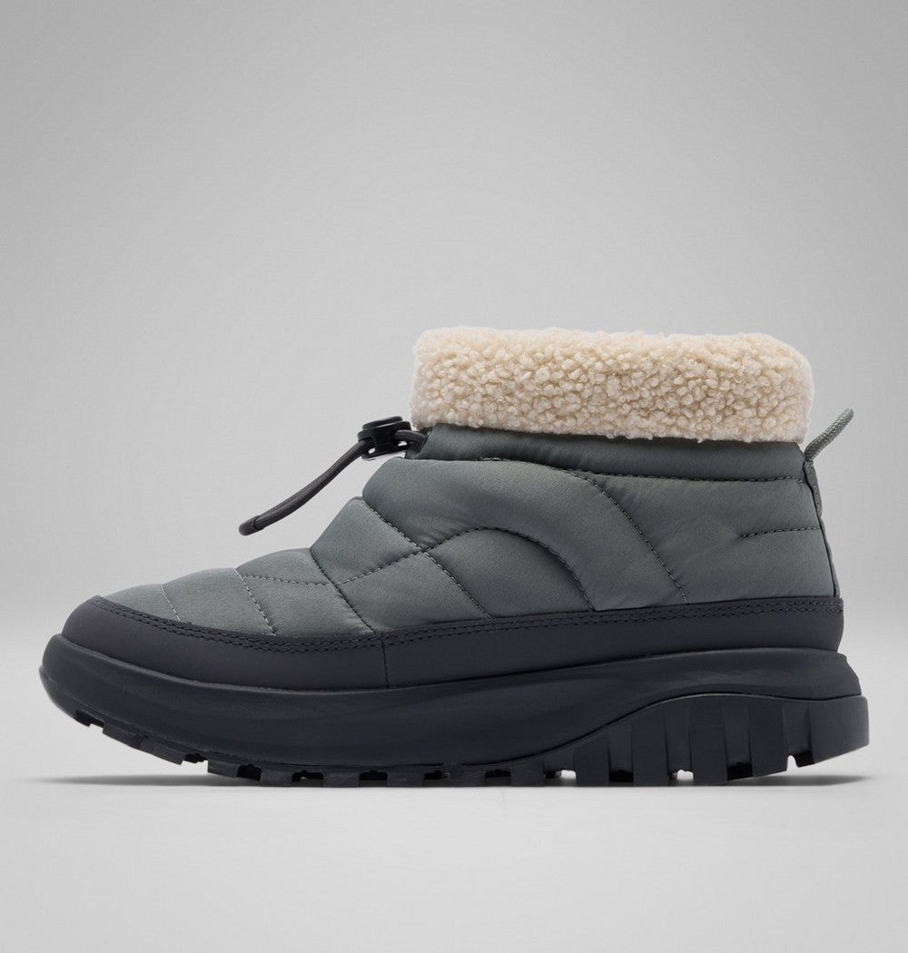 Women's Wide Insulated Short Winter Boot - Grey