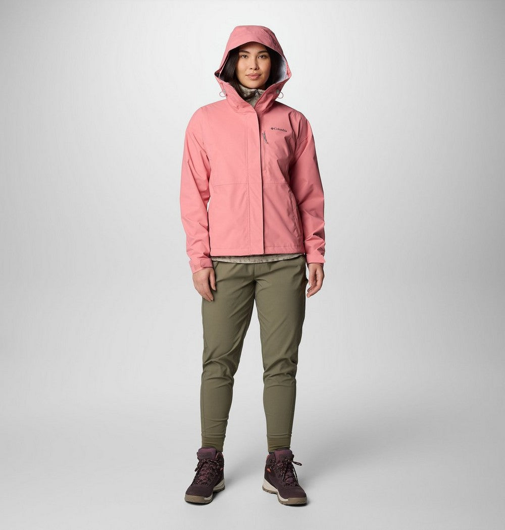 Women's Waterproof Rain Jacket - Coral